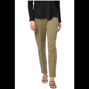 Encore by Idina Menzel Pull-On Slim-Leg Ponte Pants Safari - Regular